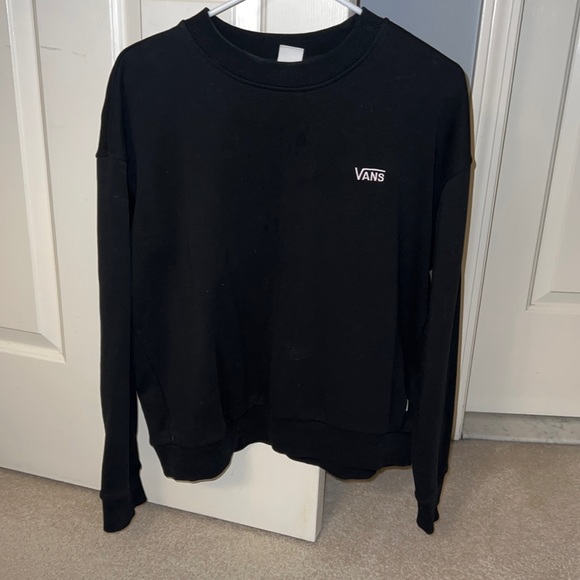 Vans Tops - Black Vans Crewneck Sweatshirt